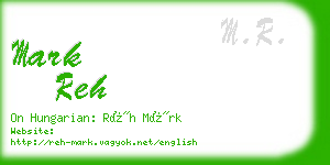 mark reh business card